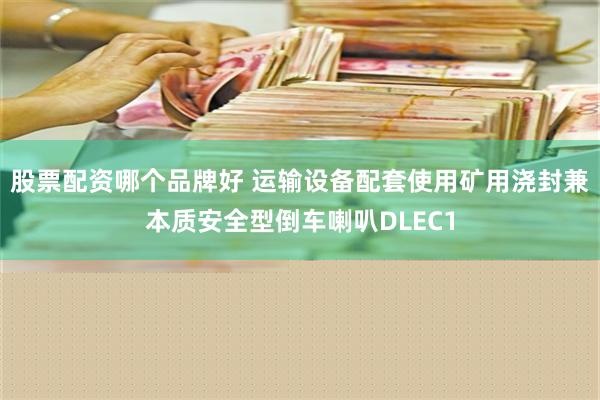 股票配资哪个品牌好 运输设备配套使用矿用浇封兼本质安全型倒车喇叭DLEC1