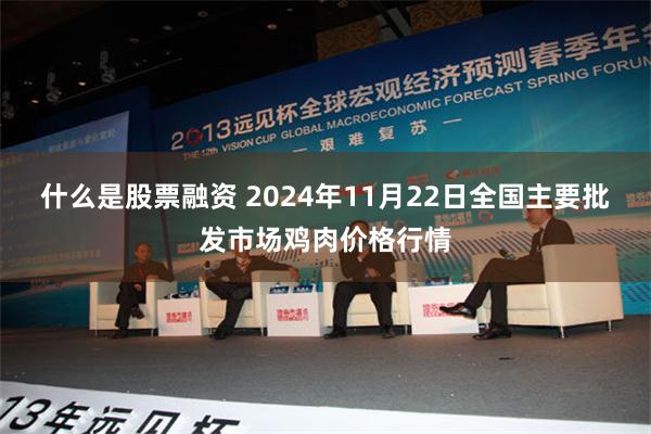 什么是股票融资 2024年11月22日全国主要批发市场鸡肉价格行情